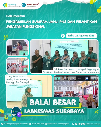 Pengambilan Sumpah dan Pelantikan Jabatan Fungsional